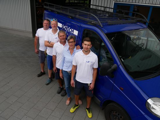 Lachendes Team Schoch Spenglerei Sanitär Heizung